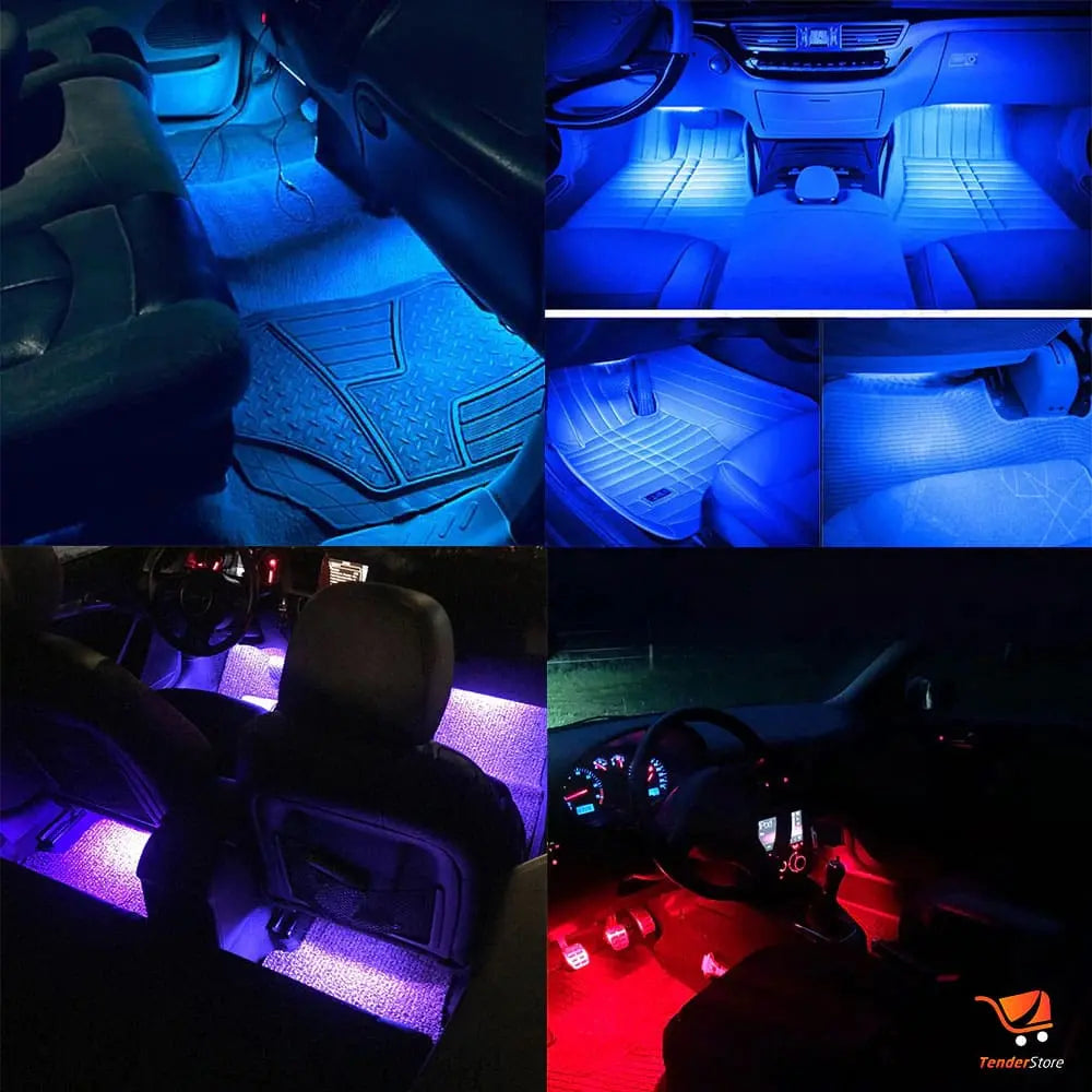 LED RGB™ para Piso de Interior de Coche