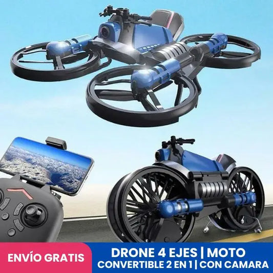 DroneMoto Convertible 2 en 1 c/ Camara🏍️