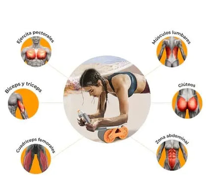 FlexRoller™ Rodillo para Ejercicio Abdominal🏋