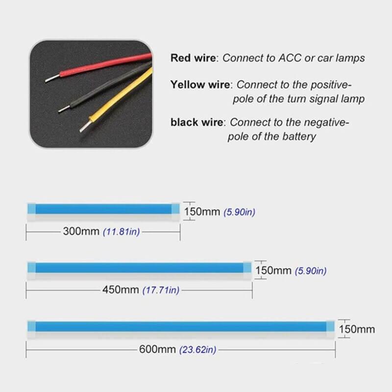 Tira LED Secuencial™ para Faros Delanteros de Coche - Tender